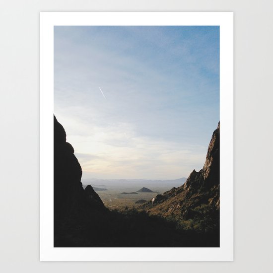 Palm Sunset Canyon Art Print