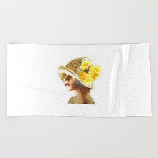 Retro Beach Towel