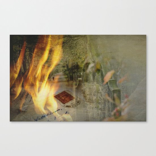 Silence of memory Canvas Print