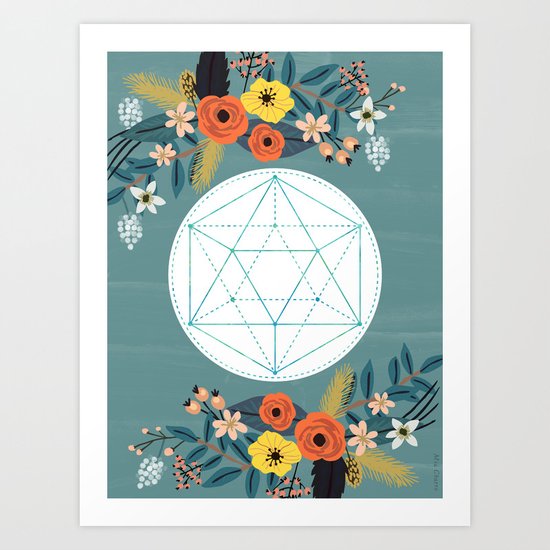 Sacred Geometry 3 Art Print