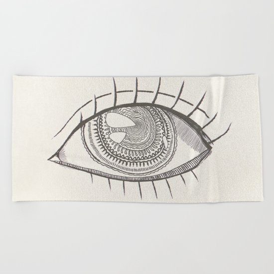 Eye Beach Towel