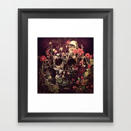 Bloom Skull Gerahmter Kunstdruck | Flower, Aligulec, Sugarskull, Oct17Cb, Macabre, Skullart, Digital, Pattern, Ikiiki, Curated 