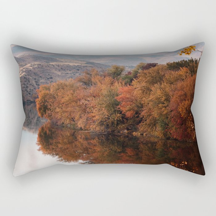 Reflections of Fall Rectangular Pillow