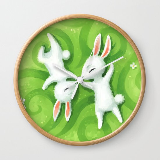 Fluffy Summer Wall Clock
