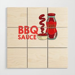 BBQ Sauce Barbeque Recipes Korean Barbecue Keto Wood Wall Art