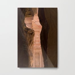 Ancient city of Petra in the desert in Jordan | Fine Art Travel Photograph for photography  prints Metal Print