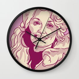 Dolly Parton Wall Clock