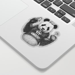 Punk Panda Sticker