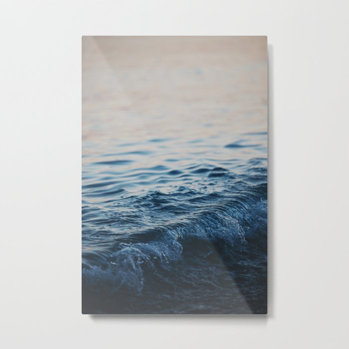 ocean waves print Metal Print