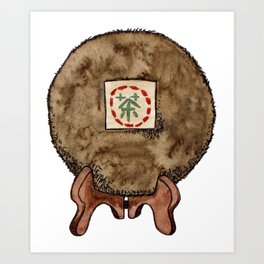 Puerh cake Art Print