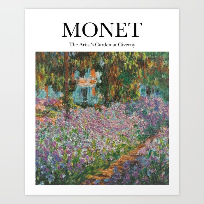 Monet - The Artist's Garden at Giverny Art Print