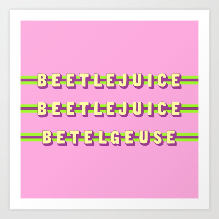 Betelgeuse (Rule of Threes) Art Print