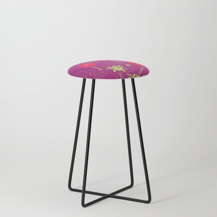 Best Wishes Tropical  Counter Stool