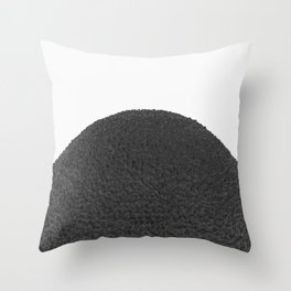 Black sphere Throw Pillow