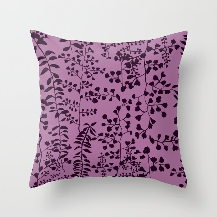 Purple's Cool - SA Color Version Throw Pillow