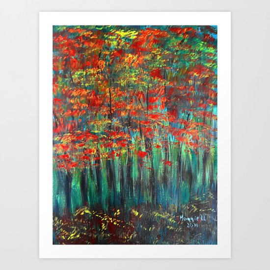 Forest Abstract Art Print