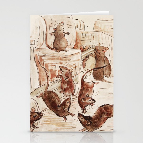 Rats by Beatrix Potter Stationery Cards