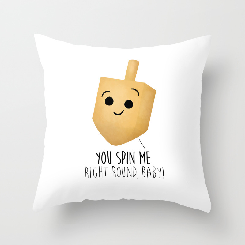 You Spin Me Right Round Baby Throw Pillow By Avenger Society6