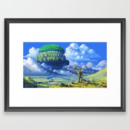 Castle in the sky Framed Art Print