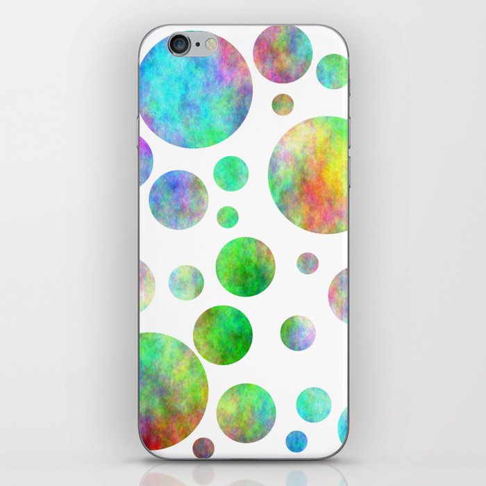 Colorful Plasma Bubbles iPhone Skin
