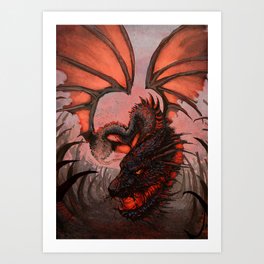 Ashes to ashes Art Print