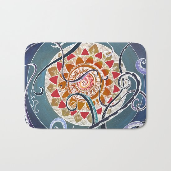 Lotus Bath Mat