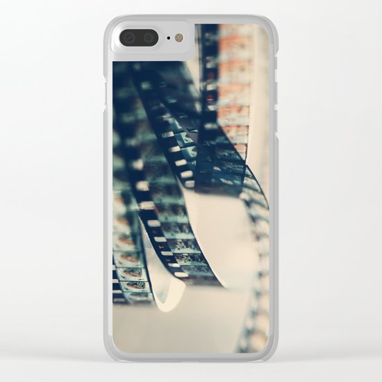 super 8 film Clear iPhone Case