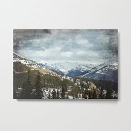 Colorado Mountain Art Metal Print