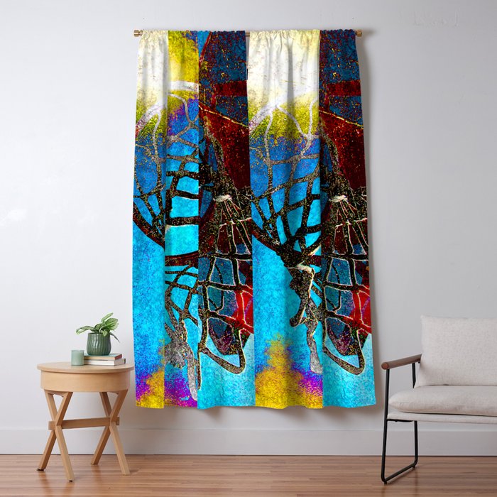 Colorful Basketball Art Print Vs 177 Blackout Curtain By Takumipark