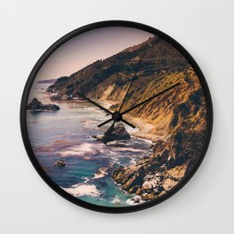 Big Sur Pacific Coast Highway Wall Clock