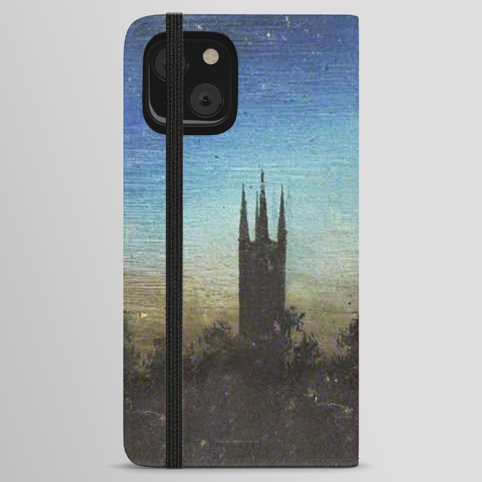 Cathedral at night iPhone Wallet Case