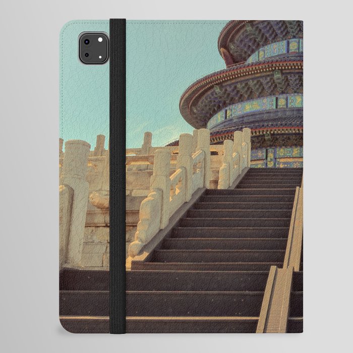 China Photography - Beautiful Temple In Down Town Beijing iPad Folio Case
