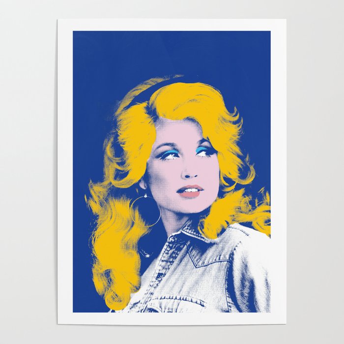 Dolly Parton Poster | Graphic-design, Digital, Pop-art, Graphic-design, Dolly-parton