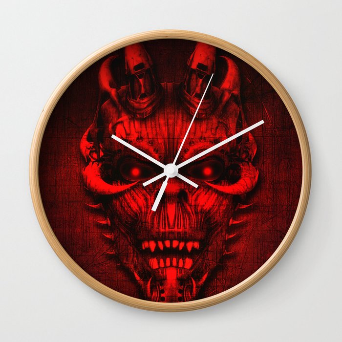 Dracula by Bram Stoker book jacket cover by 'Lil Beethoven Publishing vintage poster Wall Clock