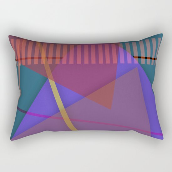 Abstract #421 Rectangular Pillow