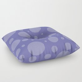 Abstract Very Peri Rain Drops Minimalism #5 Floor Pillow