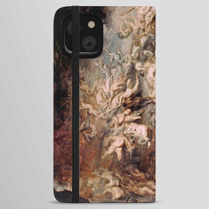 The Fall of the Damned - Peter Paul Rubens 1620 iPhone Wallet Case
