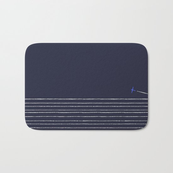 Boooo, Night-Flight! Bath Mat