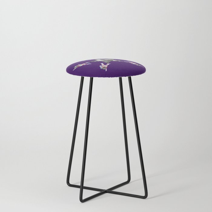 Disco Astronaut Star Dance Party Counter Stool