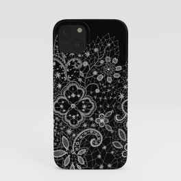 B&W Lace iPhone Case