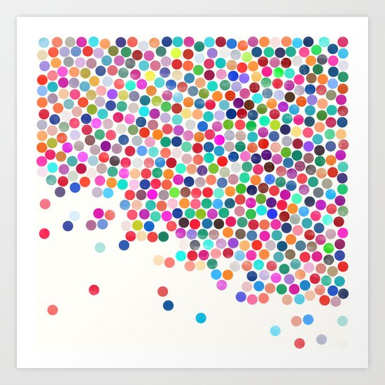 dance 9 sq Art Print