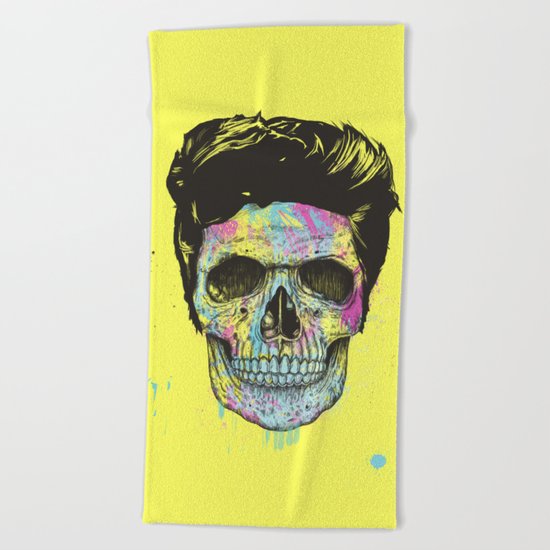 Color your death Beach Towel
