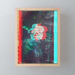 RBG flower Framed Mini Art Print