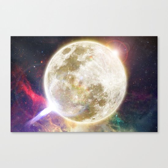 Lunar Disturbance Canvas Print