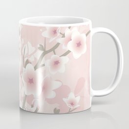 Vintage Floral Cherry Blossom Coffee Mug