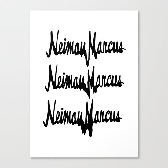 NM Drip (black only) Canvas Print