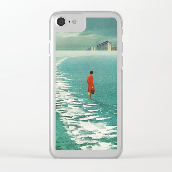 Waiting For The Cities To Fade Out Clear iPhone Case