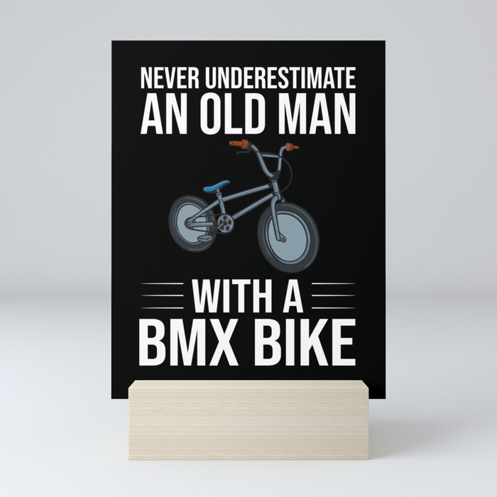 BMX Bike Racing Mini Freestyle Rider Mini Art Print