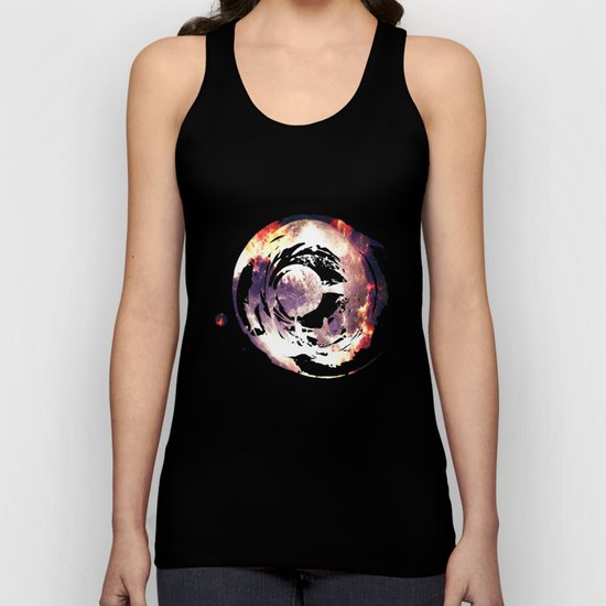 Burning Planet Unisex Tank Top
