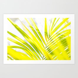 Neon Palm Art Print